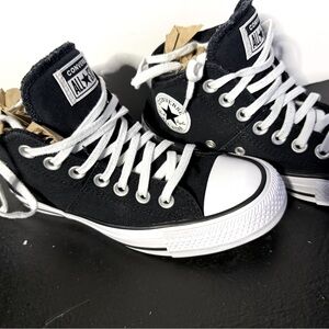 Converse Black and White High-Top Sneakers